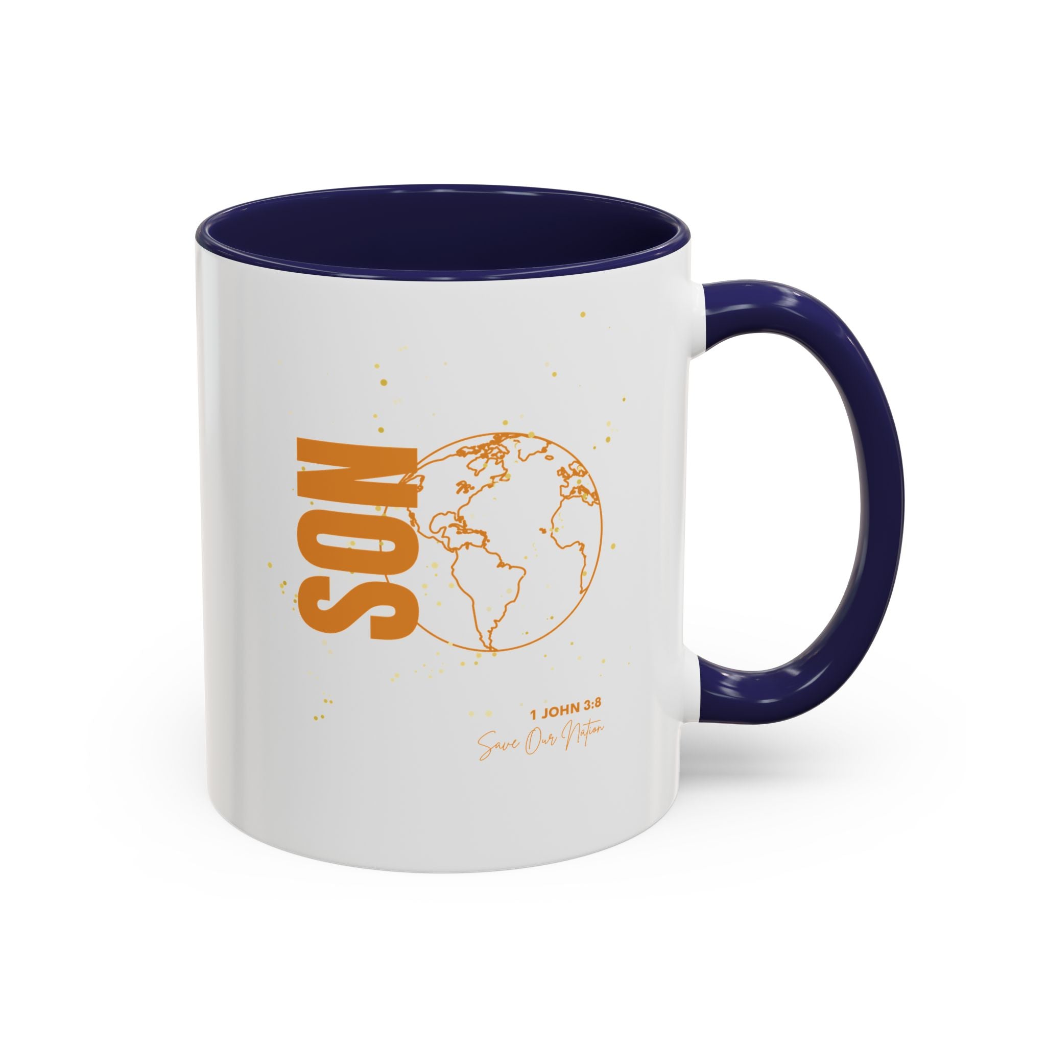 Son Globe Coffee Mug — Inspirational Scripture Travel Mug (11/15oz)