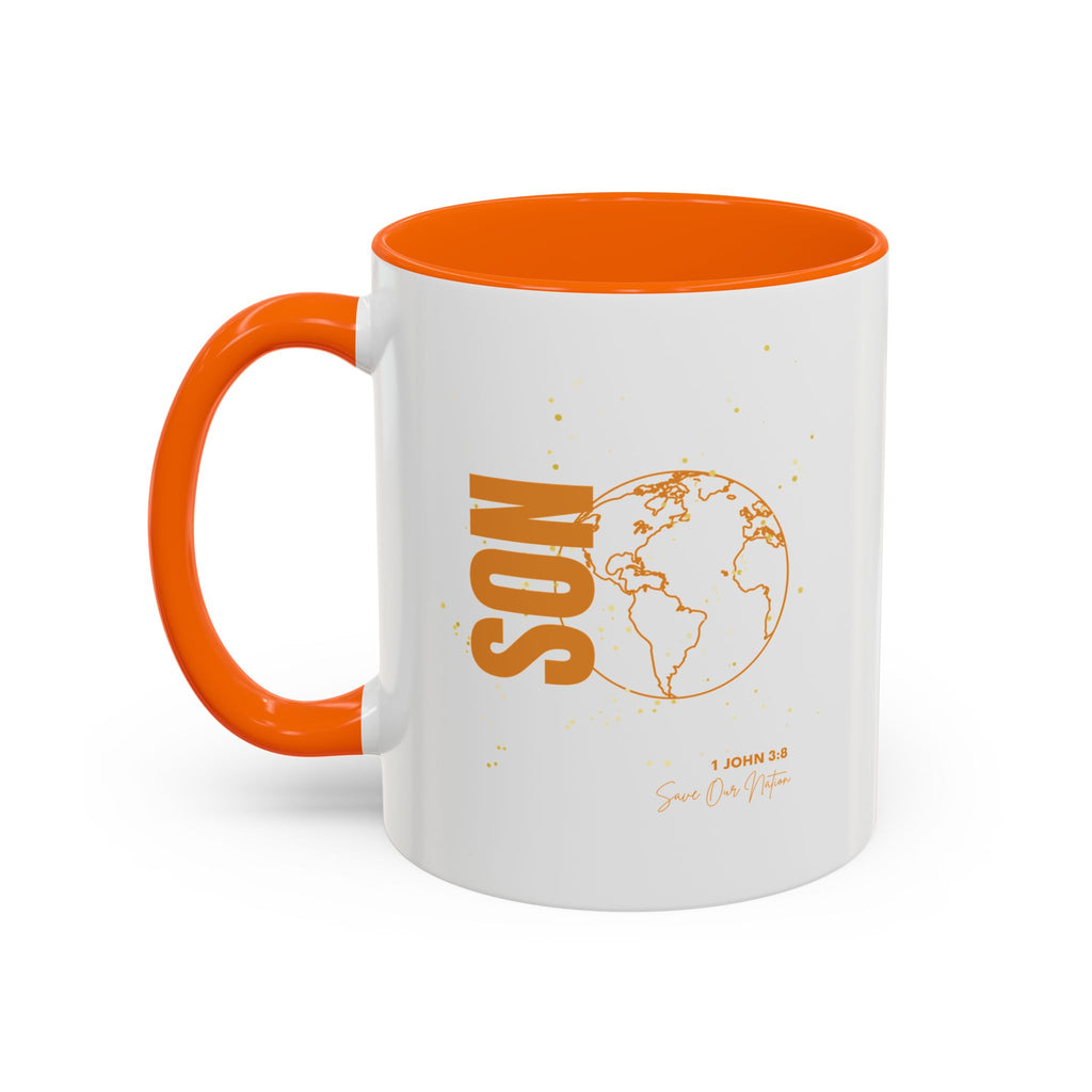 Son Globe Coffee Mug — Inspirational Scripture Travel Mug (11/15oz)