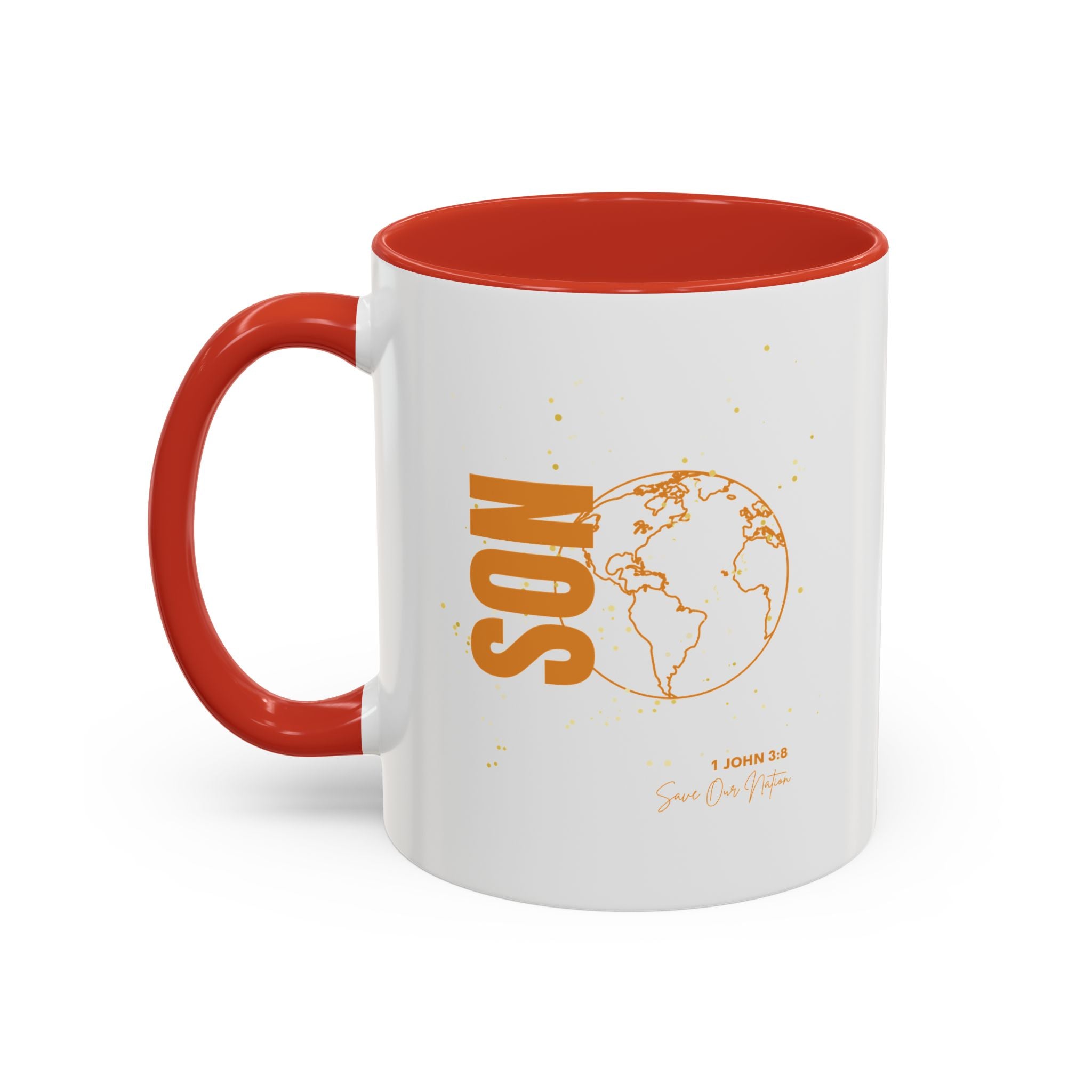 Son Globe Coffee Mug — Inspirational Scripture Travel Mug (11/15oz)