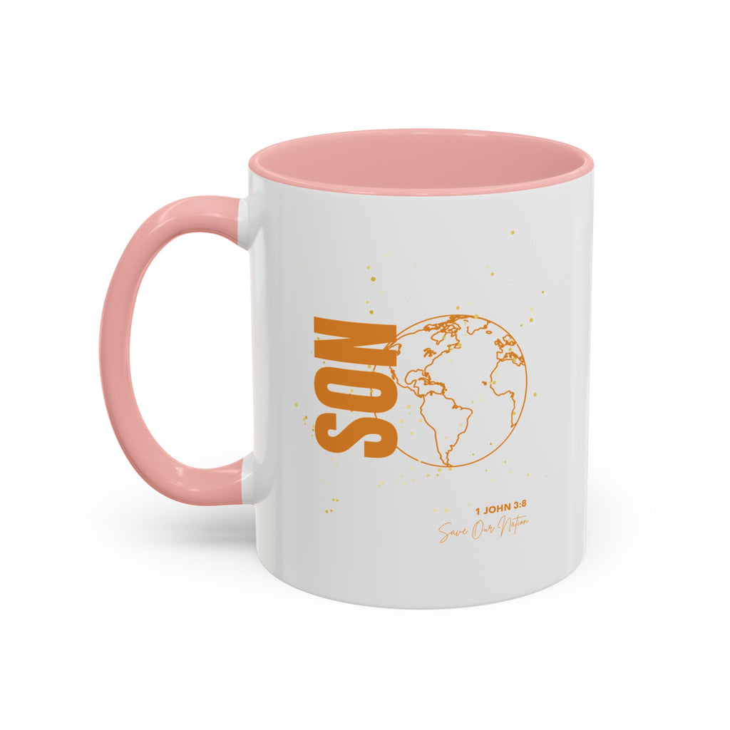 Son Globe Coffee Mug — Inspirational Scripture Travel Mug (11/15oz)