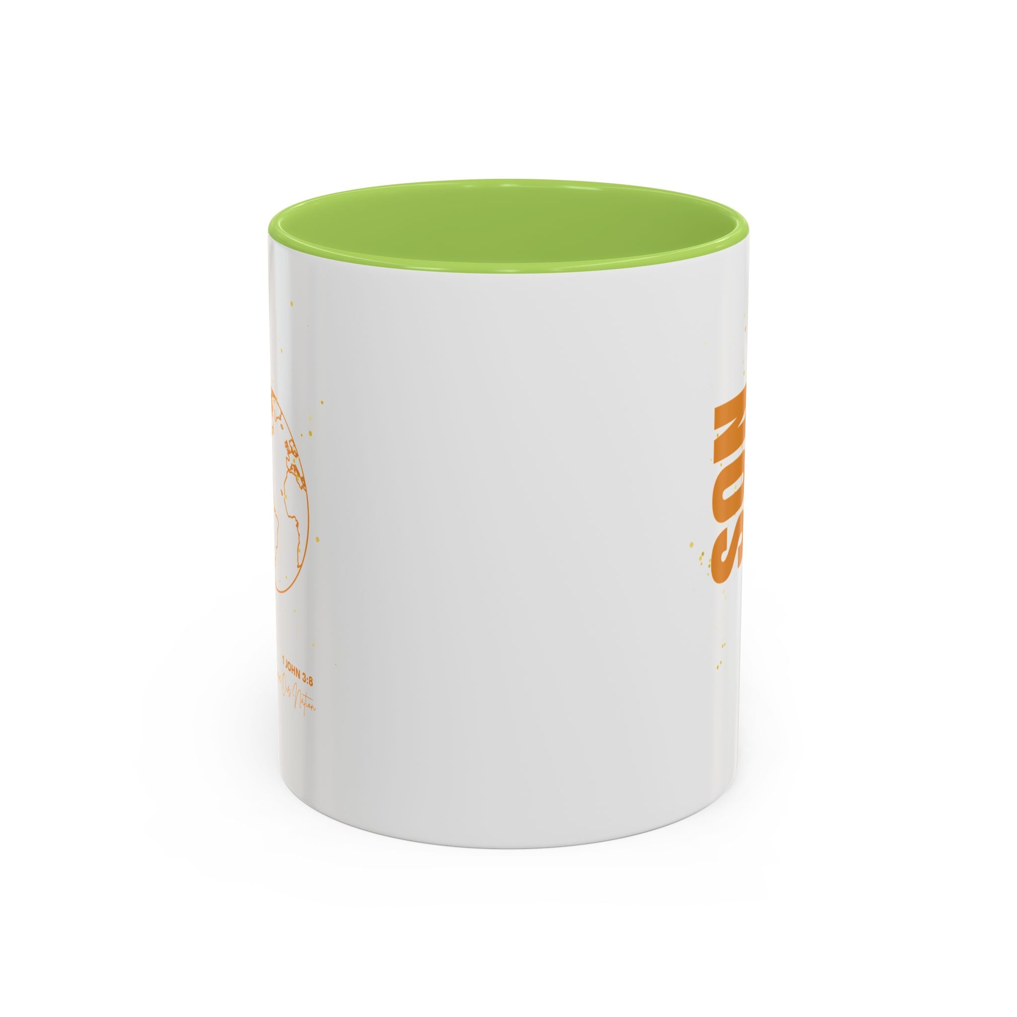 Son Globe Coffee Mug — Inspirational Scripture Travel Mug (11/15oz)