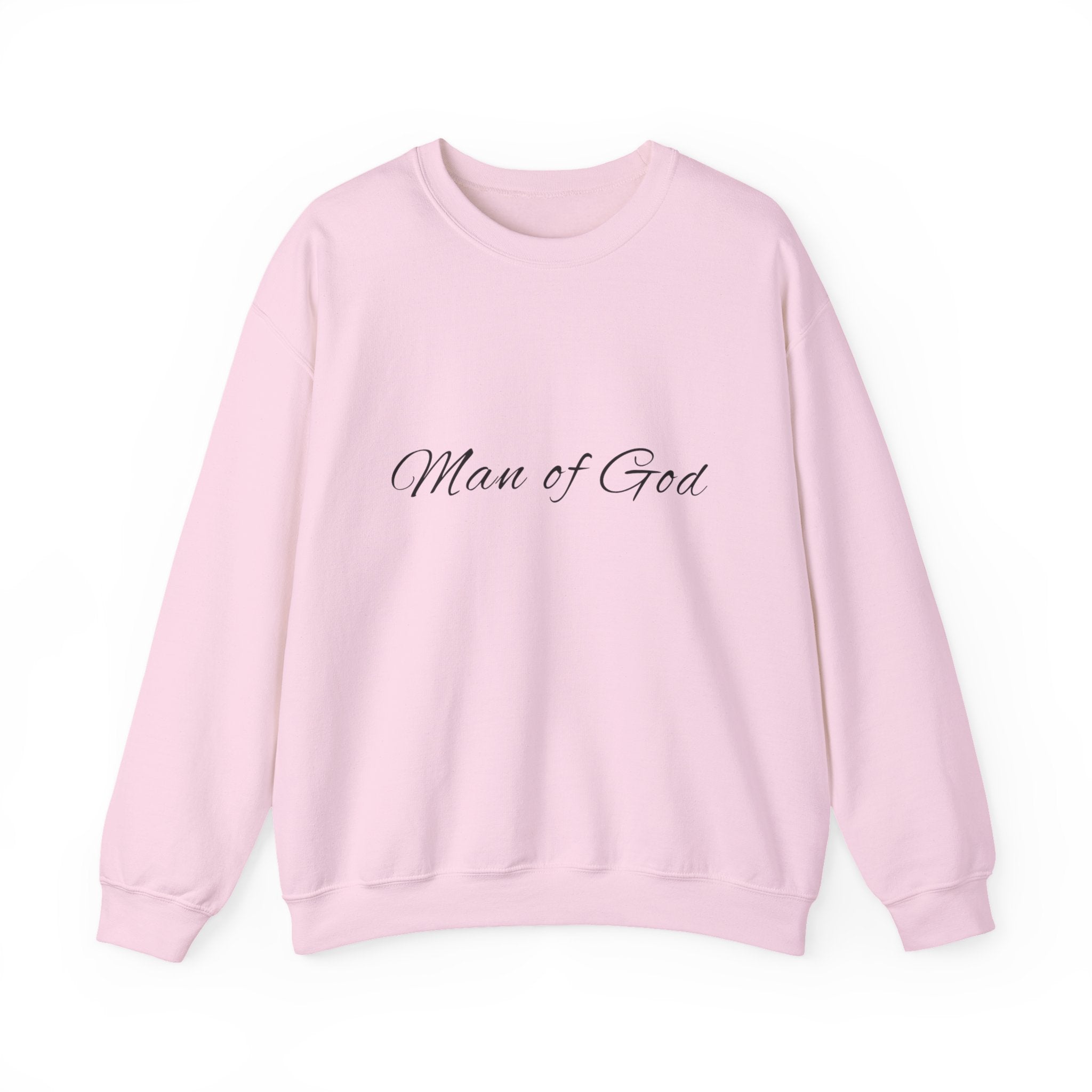 Man of God Crewneck Sweatshirt — "Man" Biblical Facts Christian Pullover