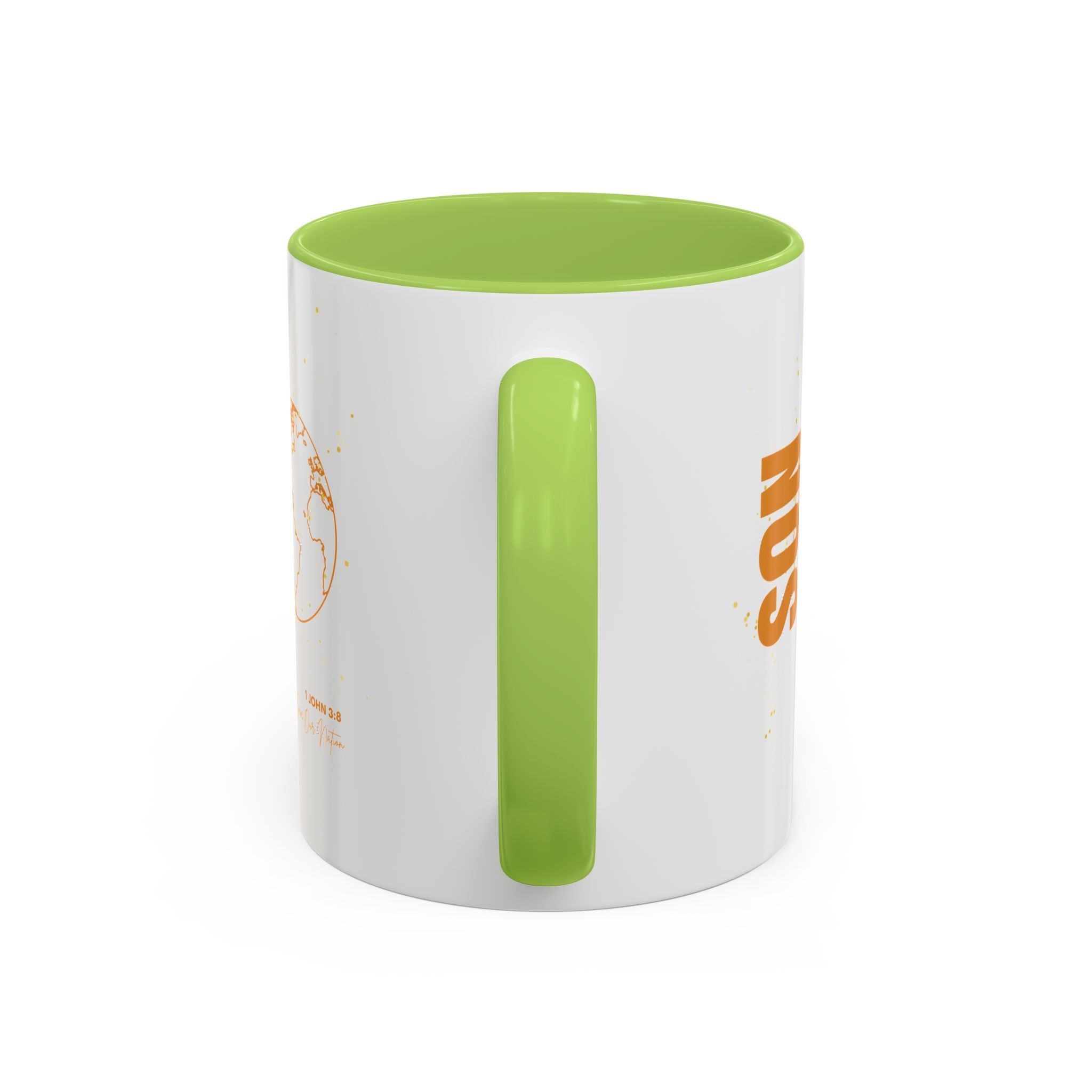 Son Globe Coffee Mug — Inspirational Scripture Travel Mug (11/15oz)
