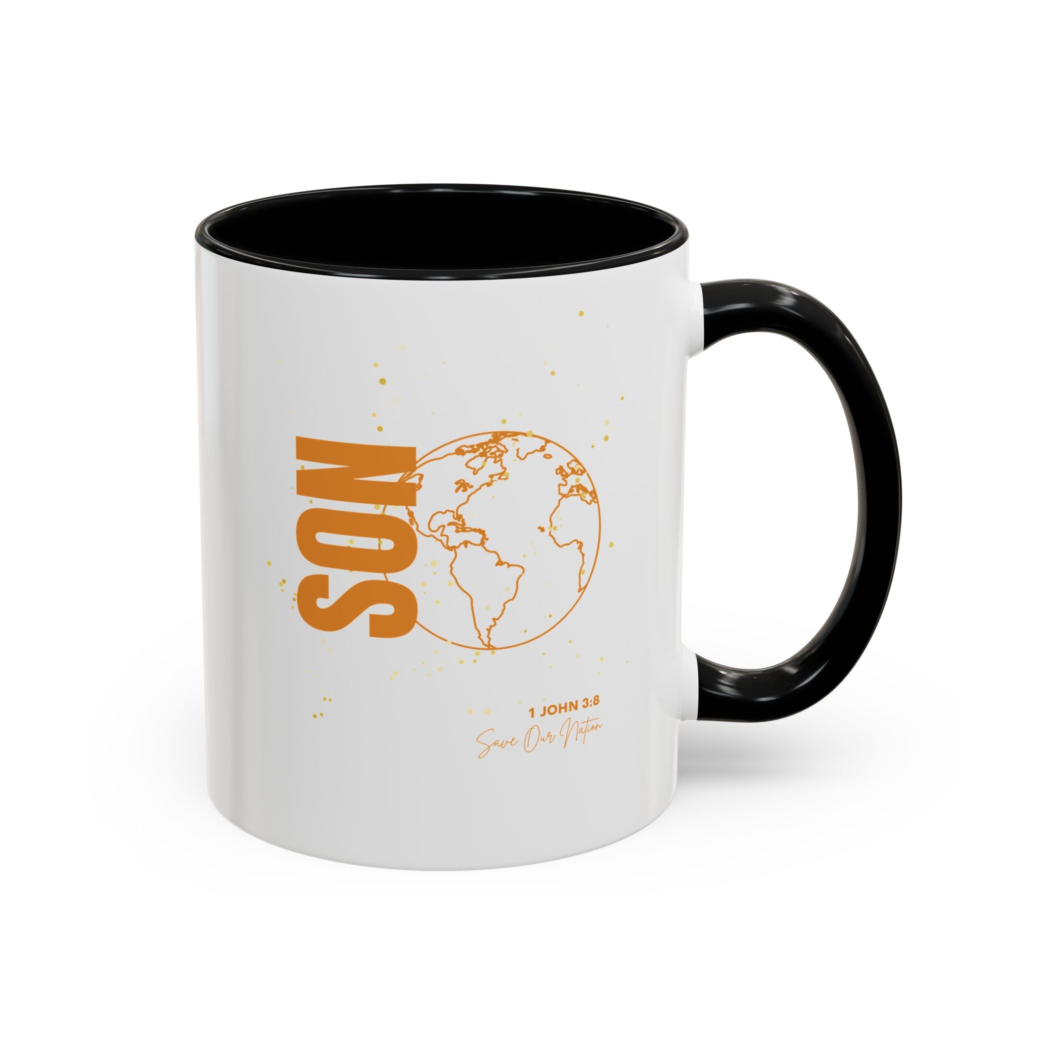Son Globe Coffee Mug — Inspirational Scripture Travel Mug (11/15oz)