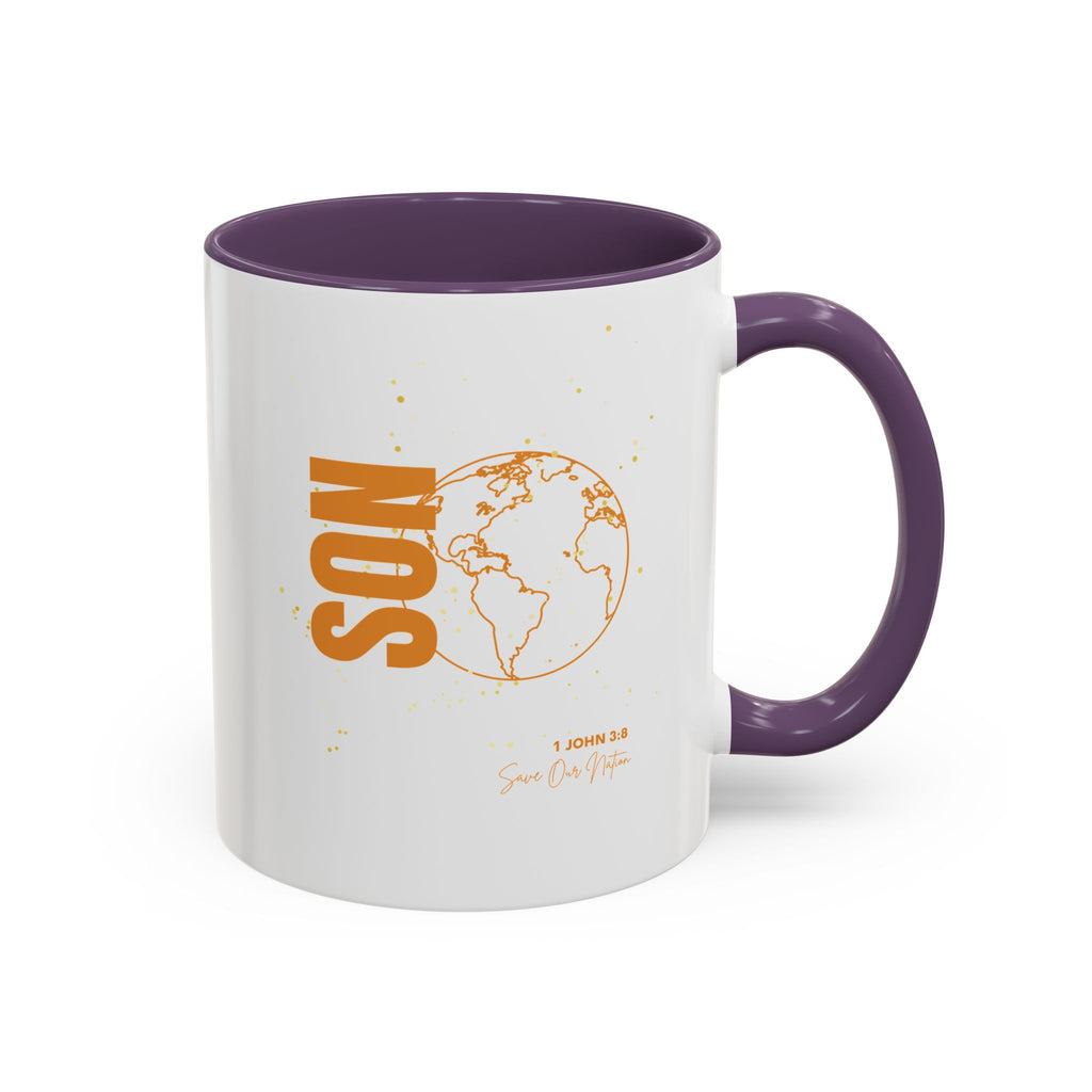 Son Globe Coffee Mug — Inspirational Scripture Travel Mug (11/15oz)