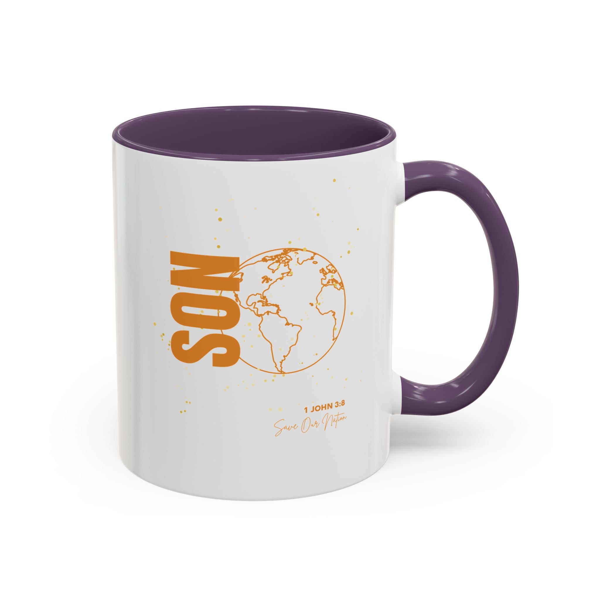 Son Globe Coffee Mug — Inspirational Scripture Travel Mug (11/15oz)
