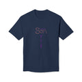 Son Vertical Script T‑Shirt – Pastel Family Love Tee
