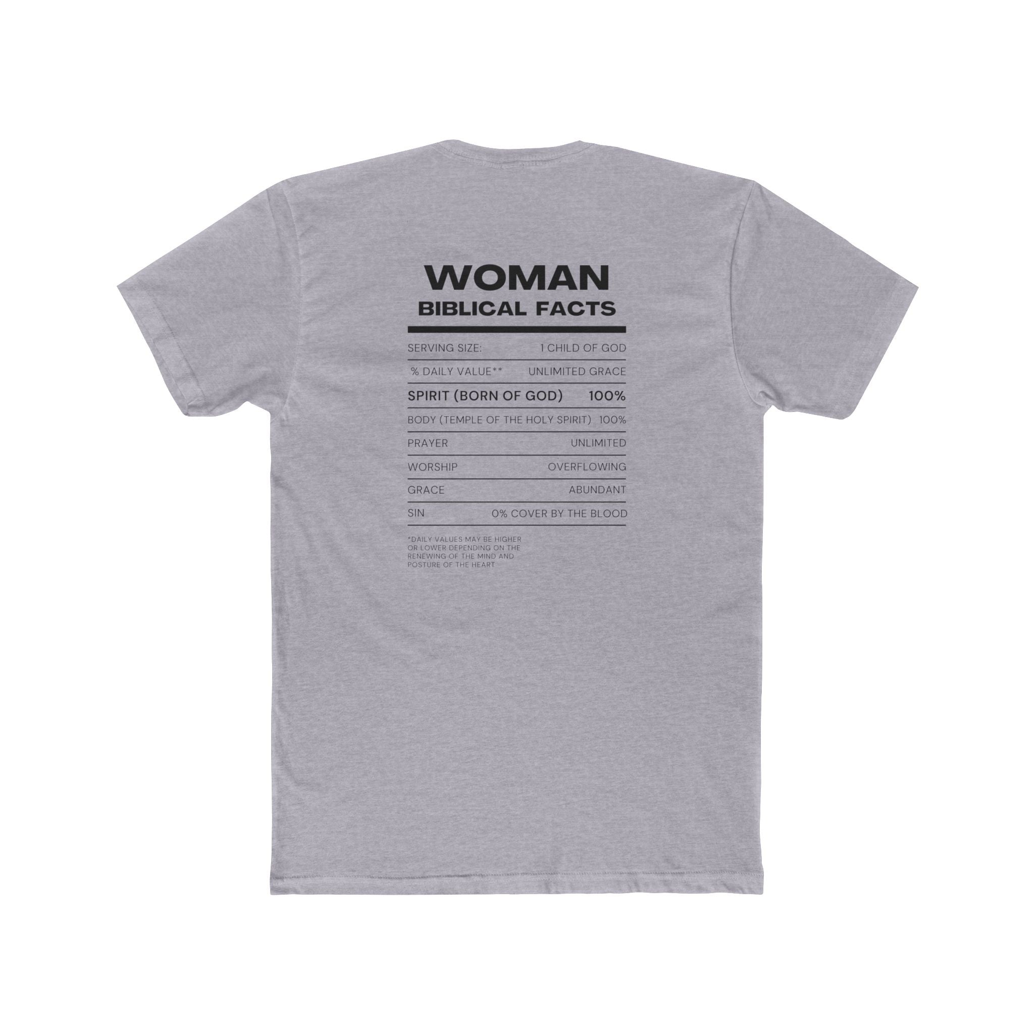Woman of God T-Shirt — 'Woman' Biblical Facts Graphic Tee