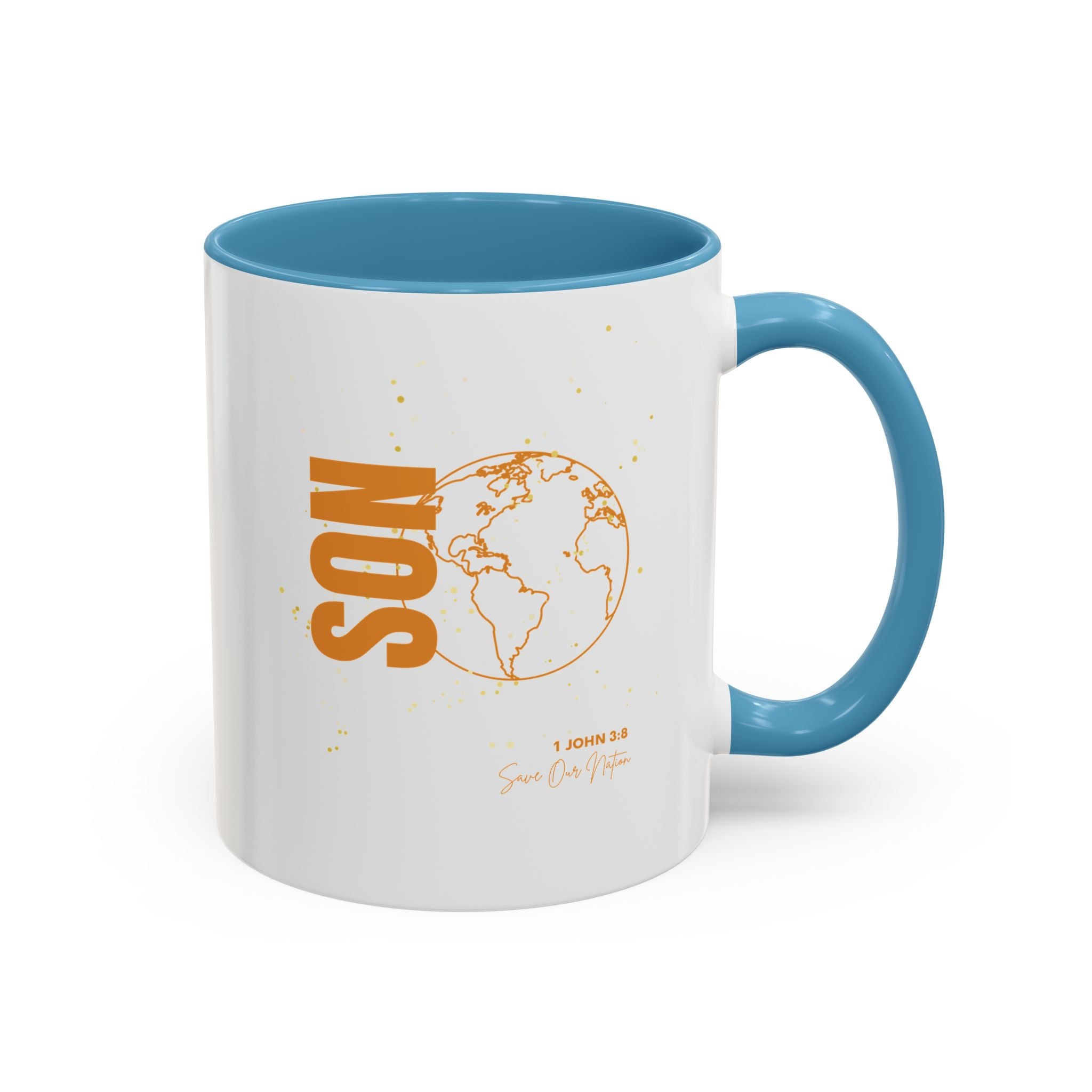 Son Globe Coffee Mug — Inspirational Scripture Travel Mug (11/15oz)