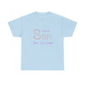 Son Bible Verse T-Shirt — "Son" (1 John 3:8) Savior Our Nation Christian Tee