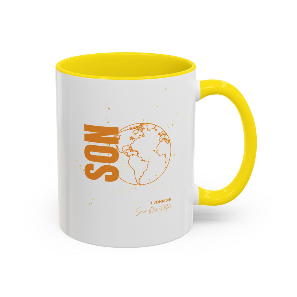 Son Globe Coffee Mug — Inspirational Scripture Travel Mug (11/15oz)