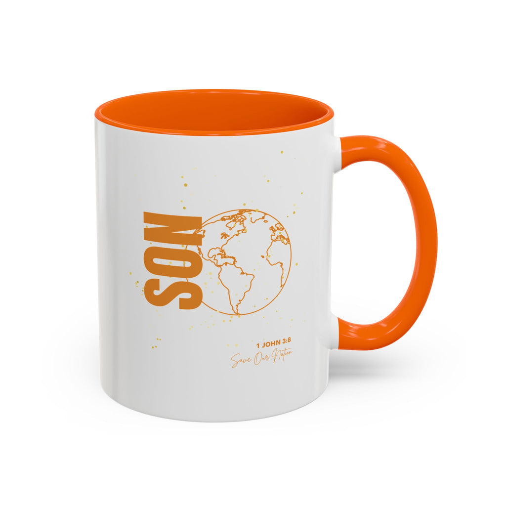 Son Globe Coffee Mug — Inspirational Scripture Travel Mug (11/15oz)