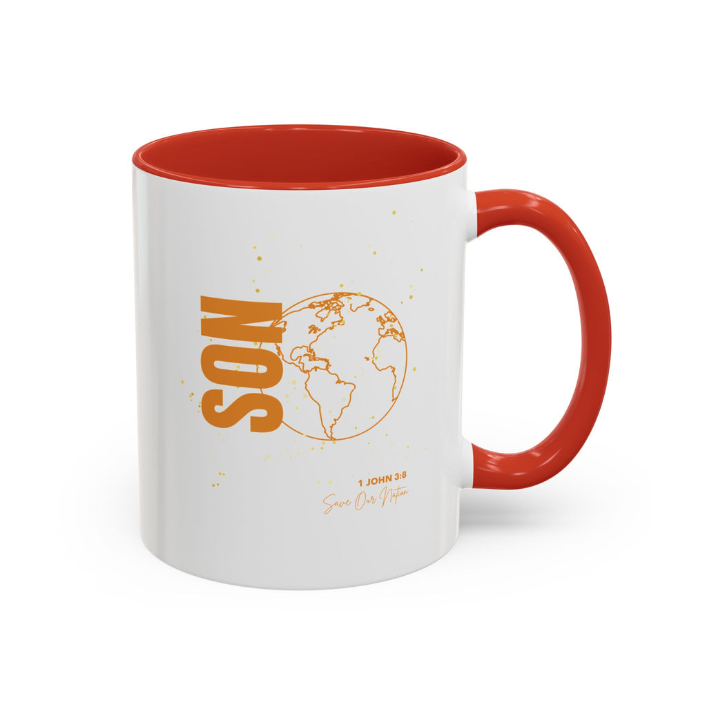 Son Globe Coffee Mug — Inspirational Scripture Travel Mug (11/15oz)