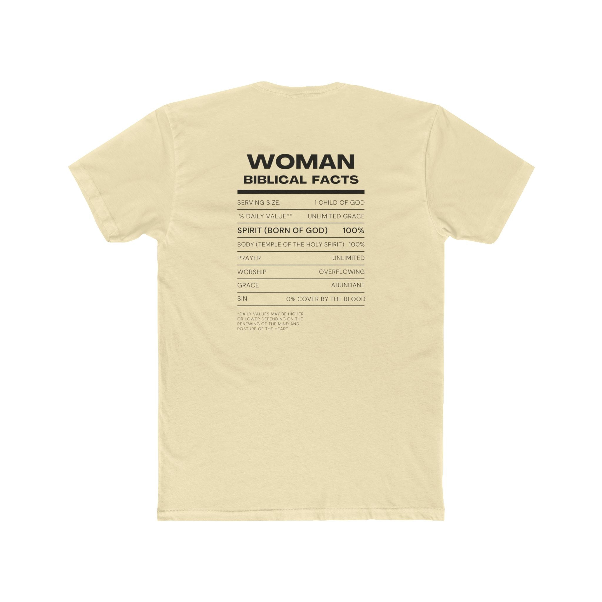 Woman of God T-Shirt — 'Woman' Biblical Facts Graphic Tee