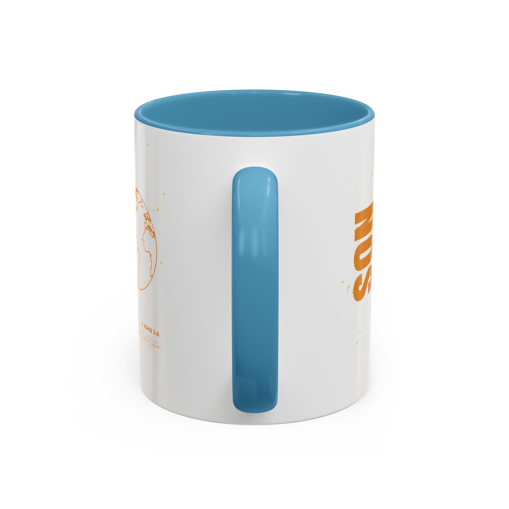 Son Globe Coffee Mug — Inspirational Scripture Travel Mug (11/15oz)