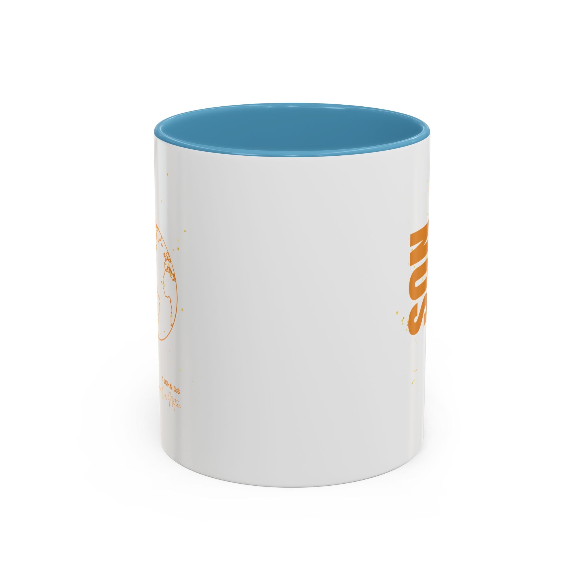 Son Globe Coffee Mug — Inspirational Scripture Travel Mug (11/15oz)