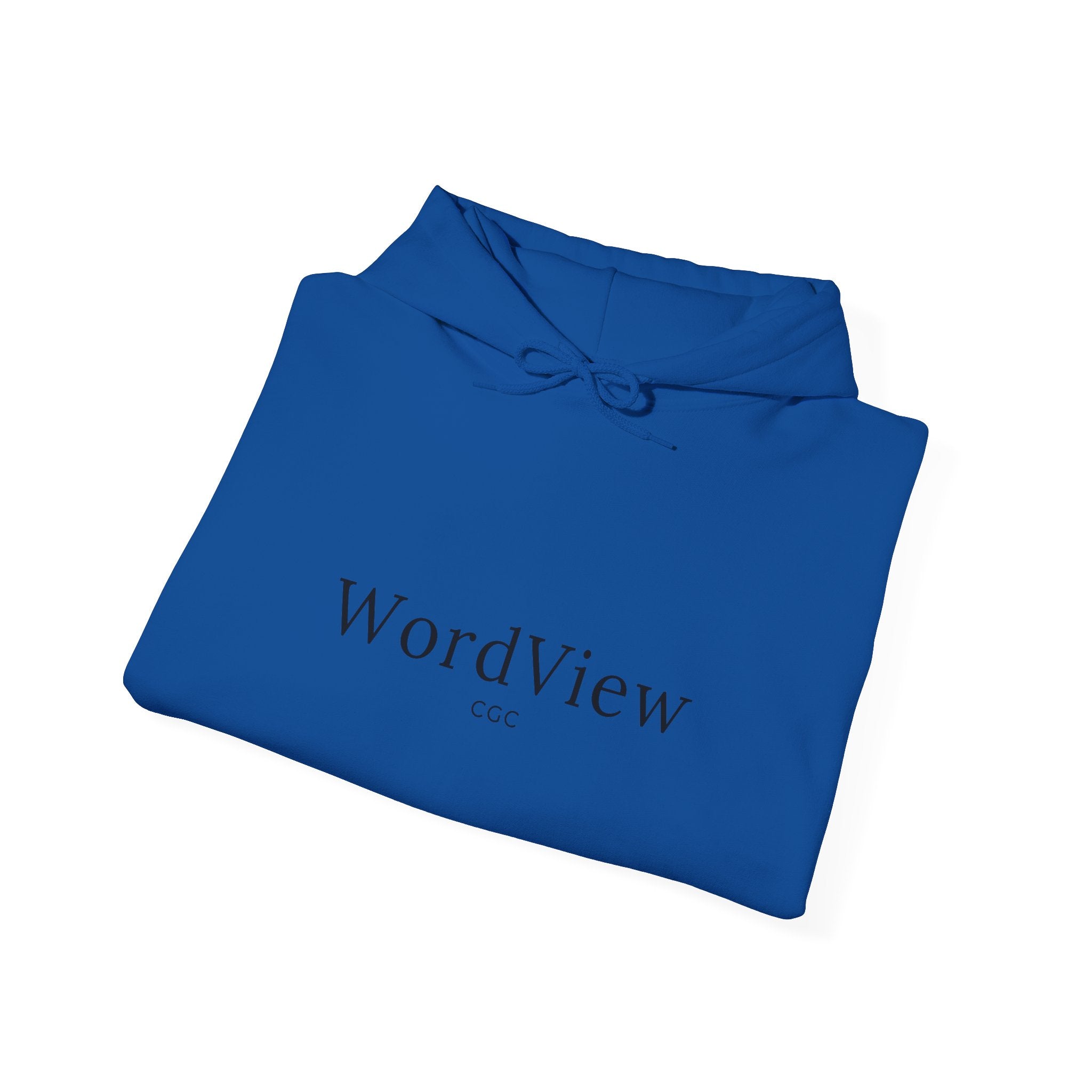 WordView Hoodie — Minimalist Literary Hoodie with 'WordView' Logo & Footprints Back Design